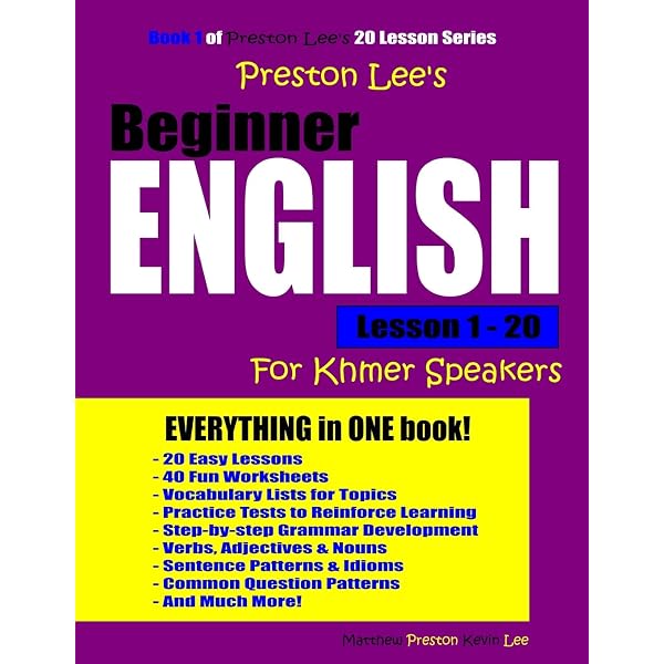 Amazon.com: Preston Lee's Beginner English Lesson 1 - 20 for Khmer